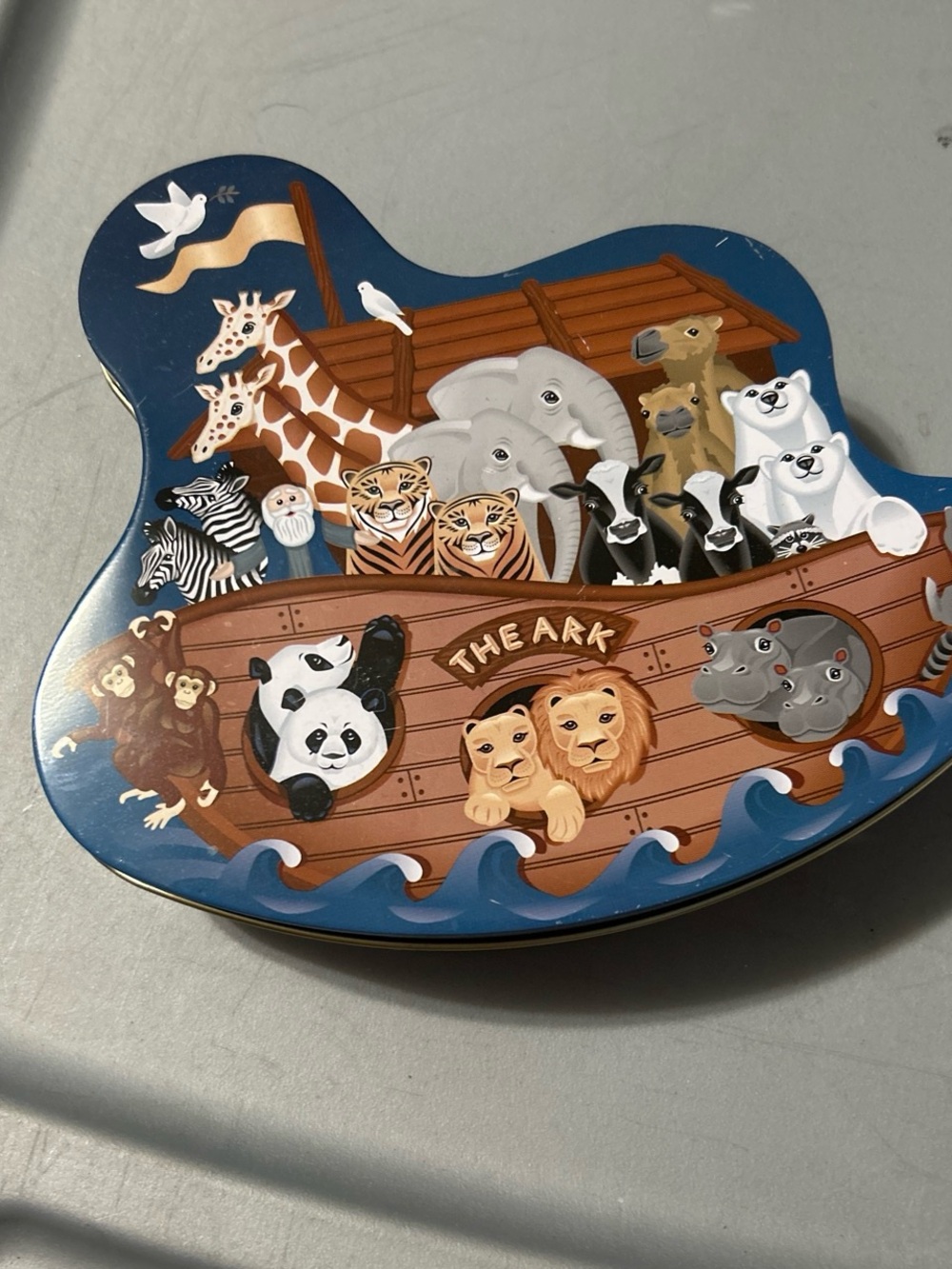 The Ark Decorative Tin Box - Blue